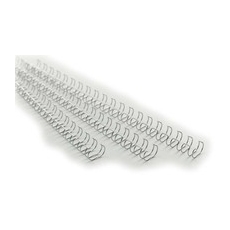 Binding Wires A4 34-loop 12.5mm Silver 1/2"