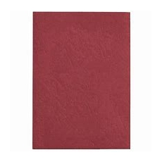 Leathergrain Binding covers A4 Red Plain