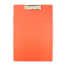 Foldover PVC Clipboard Red A4