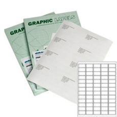 A65 Graphic Laser labels 65/sheet 38 mm x 21.2 mm