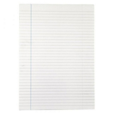 A4 Exercise Paper Unpunched 8mm Feint Ruled & Margin