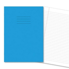 A4 Exercise Books 8mm F/M 80Pg Light Blue