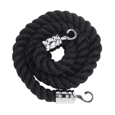 Rope 25x1500mm Black Chrome Clip