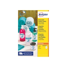 Avery Remvble Lbl Round 63.5mm Pk200