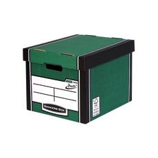 Fellowes Bankers Box Premium Storage Box Presto Board Green