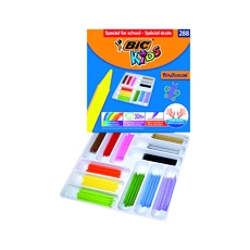 Bic Plastidecor Col Crayons Pk288