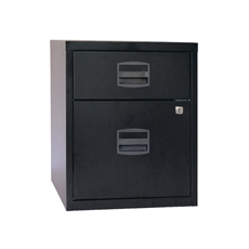 Bisley 2 Drw Home Flng Cabinet Black
