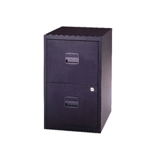 Bisley 2 Drw Home Flng Cabinet Black