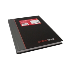 Collins Ideal Manuscript Book Casebound A5 Ruled 192 Pages
