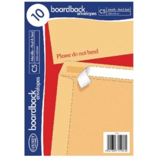 C5 Brdb Manilla Envelopes x10 Pk10