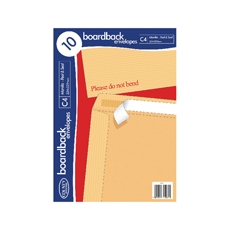 C4 Manilla Envelopes 10x10 Pk100