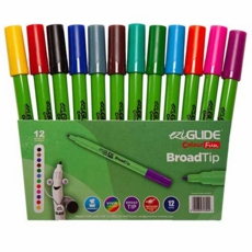 Eziglide ColourFun Broad Tip Assorted Pens