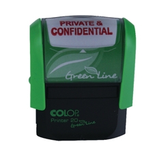 COLOP S/Inking Stamp Private/Confid