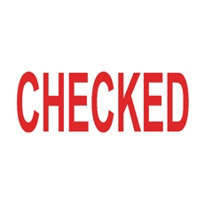 COLOP Green Line Word Stamp CHECKED