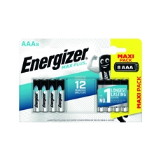 Energizer Max Plus AAA Batteries Pk8
