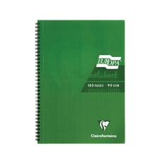 Clairefontaine Europa A4 Wirebound Card Cover Notebook