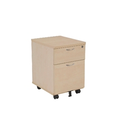 Jemini 2 Drw Mobile Pedestal Maple