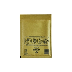 Mail Lite Bubble Bags D/1 180x260 Gold Pk100