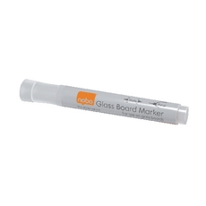 Nobo Glass Whitebd Marker Wht Pk4