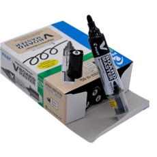 Pilot V Board Master Drywipe Bullet Markers Black