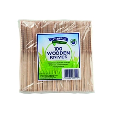 Caterpack Env Wooden Knives Pk100