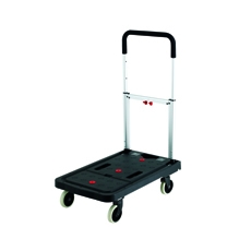 Folding 120kg Platform Truck Black