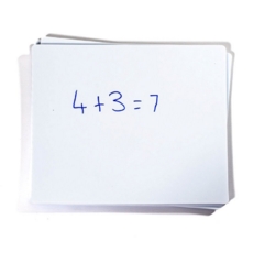 Learner Drywipe Boards Plain A4 (278x230mm) Pack 30