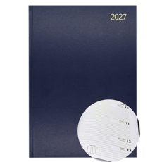 A4 Week/View Diary 2027 Blue