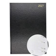 A5  Week/View Diary 2027 Black