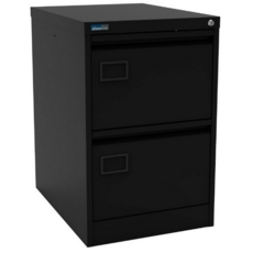 Filing Cabinet 2-drawer Black