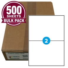 P2E Graphic Laser labels 210mm x 148mm 2/Sheet Pack of 500