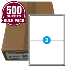 A2 Graphic Laser labels 199.6 x 143.5mm 2/Sht Pack of 500