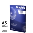 Graphic A3 Gloss Laminating Pouches 150 Micron (Pk of 100)
