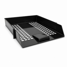 Plastic Letter Tray, Black