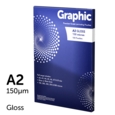 Graphic A2 Gloss Laminating Pouches 150 Micron (Pk of 50)