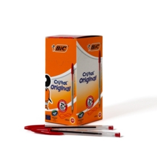Bic Medium Biros Red