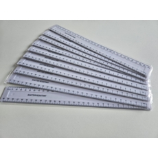 30cm / 12 inch Shatterproof Rulers White Pk10