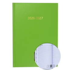 2026/27 ACADEMIC Diary A4 Page/Day LIME GREEN