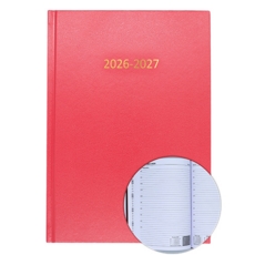 2026/27 ACADEMIC Diary A4 Page/Day RED
