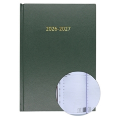 2026/27 ACADEMIC Diary A5 Page/Day GREEN