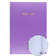 2026/27 ACADEMIC Diary A5 Page/Day MAUVE