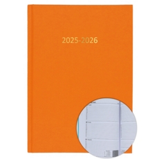 2026/27 ACADEMIC Diary A5 Week/View ORANGE