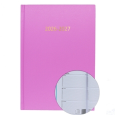 2026/27 ACADEMIC Diary A5 Week/View PINK