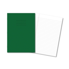 A4 Exercise Books * 10mm F/M 64Pg * Dark Green