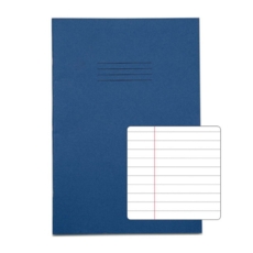 A4 Exercise Books 8mm F/M 80Pg Dark Blue