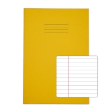 A4 Exercise Books 8mm F/M 80Pg Yellow