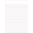 A4 Handwriting Ruled Book 80pg 4DL16 Red
