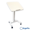 ErgoFlo Height Adjustable LaptopTable 600mm x520mm WHITE