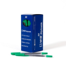 Micron Medium Ballpen Green Pk50