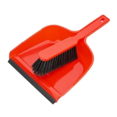 Plastic Dustpan & Brush Set